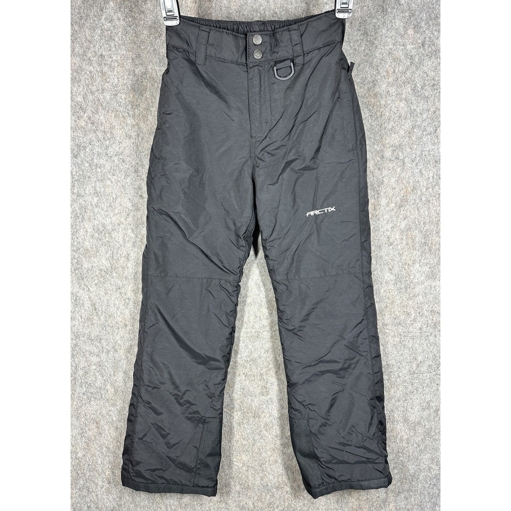 Arctix Youth Small Insulated Snow Pants Black Ski Snowboard Winter 1110
